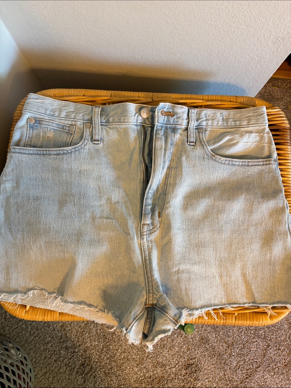 Madewell Light Blue Denim Jean Shorts size 30